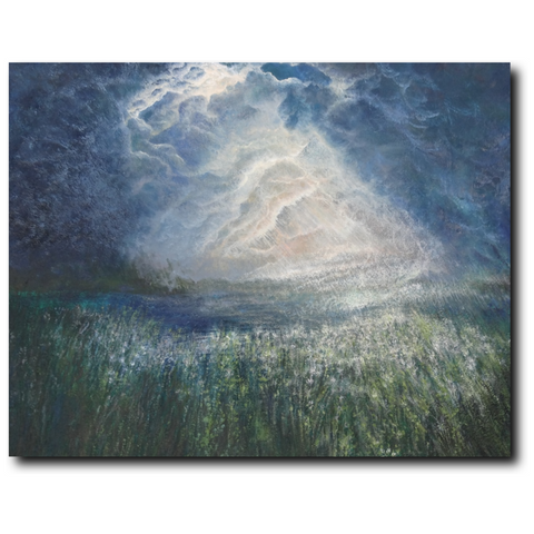 And The Light Was Good | Premium Canvas Gallery Wrap Print 11 by 14 Inches