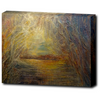 Sunrise Premium Canvas Gallery Wrap Print 14 by 17 Inches - BA Wygant Studio | Abstract Spiritual Contemporary Art