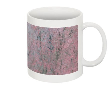 Mug Featuring the Pink Flowers of "Harmony" by BA Wygant