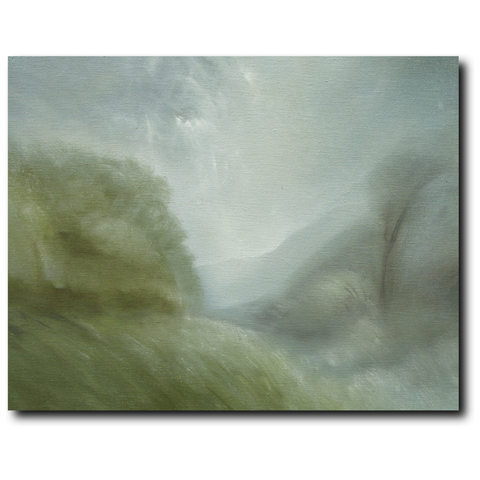Mountain Mist Premium Canvas Gallery Wrap Print 11 by 14 inches